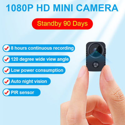 HD 1080P स्मार्ट पीर सेंसर नाइट विज़न बॉडी कैमरा मिनी कैमकोर्डर